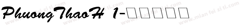 PhuongThaoH 1字体转换